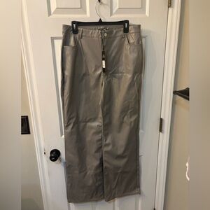 NWT Fashion Nova Seraphine Faux Leather Pant: Size XL